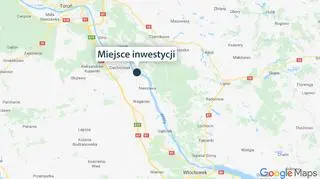 Drugi stopień na Wiśle - miejsce inwestycji