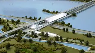 Drugi stopień na Wiśle - wizualizacja inwestycji 