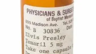 Fiolka leków Elvisa Presleya