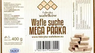 GIS ostrzega przed waflami