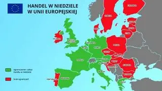 Handel w niedziele w UE