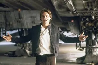 Harrison Ford jako Han Solo w filmie "Gwiezdne wojny: część V – Imperium kontratakuje"
