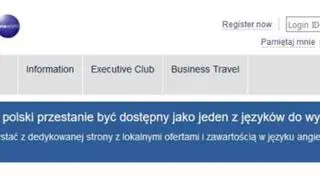 Jeszcze wczoraj British Airways w taki sposób informował na swojej stronie internetowej o planowanych zmianach