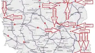 Mapa drogowych inwestycji