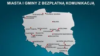 Miasta i gminy z bezpłatną komunikacją
