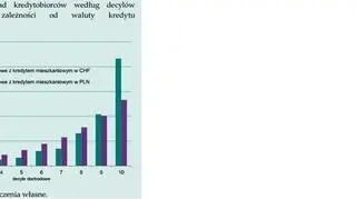 NBP: kredyty frankowe mają głównie najbogatsi