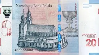 Nowy banknot na 1050. rocznicę Chrztu Polski
