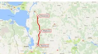 Odcinki autostady S3, które mają być modernizowane 