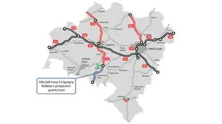 Ostatni odcinek trasy ekspresowej S3 łączący Bolków z granicą z Czechami