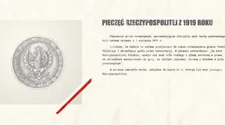 Pieczęć Rzeczypospolitej z 1919 roku