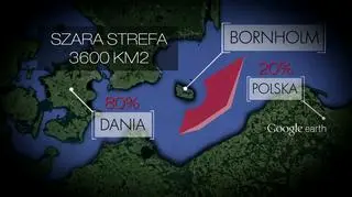 Podział obszarów morskich na Bałtyku