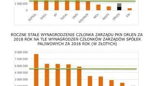 Porównanie wynagrodzeń prezesa i członków zarządów PKN Orlen na tle innych spółek paliwowych