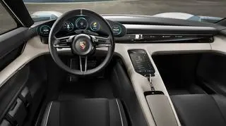 Porsche Mission E steering wheel