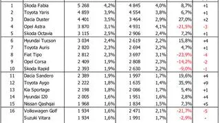 Rejestracje nowych samochodów osobowych na klientów indywidualnych w okresie styczeń-październik