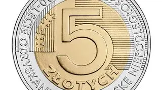 Rewers monety okolicznościowej na 100-lecie odzyskania przez Polskę niepodległości 