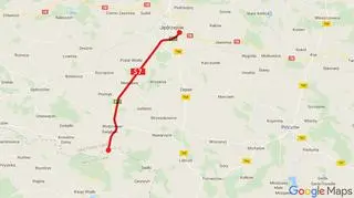 S7 Jedrzejów - granica województwa