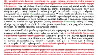 Skrócony opis koncentracji wraz ze zmianami (na czerwono - usunięte treści, na zielono - dodane)