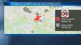 Strefy tempo 30 w Katowicach
