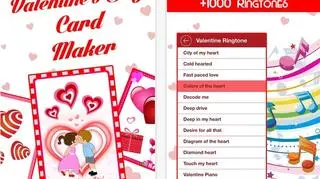 Tak wygląda aplikacja Valentine’s Day Card Maker