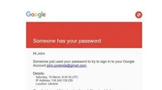 Tak wygląda fałszywa wiadomość od Google