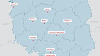 Te dziewięć miast otrzyma 1,2 mld zł dofinansowania z UE