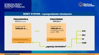 Wynagrodze miesięczne w nowym systemie