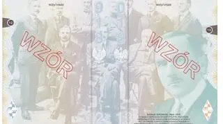 Wzór nowego paszportu. Wizerunek Romana Dmowskiego