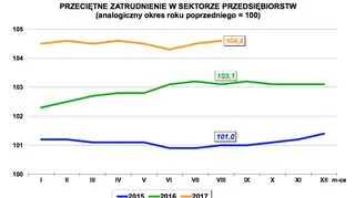 Zatrudnienie w sektorze przedsiębiorstw