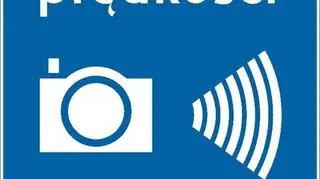 Znak - automatyczna kontrola prędkości