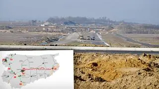 Na wszystkich warmińsko-mazurskich odcinkach trasy S7 trwają roboty konstrukcyjne