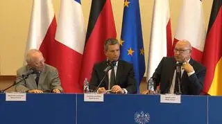 Ministrowie spotkali się z dziennikarzami na wspólnej konferencji