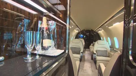 Tak podróżują zamożni. Pokaz nowego samolotu Bombardier Challenger