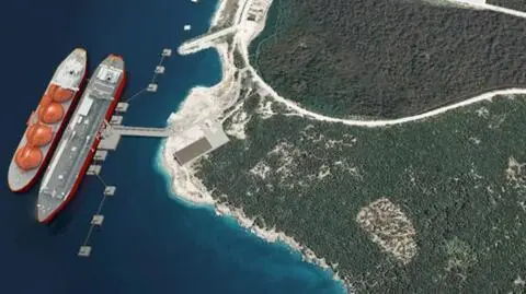 Trwa budowa terminala LNG na wyspie Krk