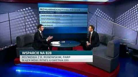 Od 20 tysięcy do 2 milionów złotych na stworzenie wspólnej bazy danych, czy oprogramowania dla co najmniej 3 współpracujących firm można otrzymać w ramach działania 8.2 POIG. 4 kwietnia ruszył nabór wniosków w PARP, który potrwa do 29 kwietnia. O szczegółach opowiada dyrektor Departamentu Wsparcia E-biznesu PARP Radosław Runowski. 