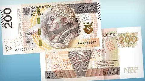 Nowy banknot 200 zł wkrótce w obiegu