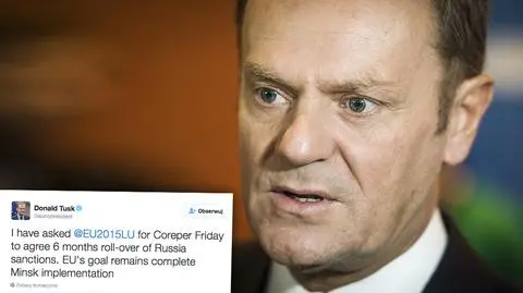 Tusk nie chce dyskutować na szczycie o sankcjach