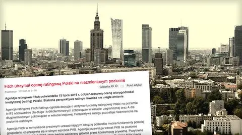 Fitch nie zmienia ratingu dla Polski