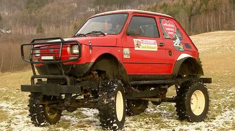 Monster Maluch - Fiat 126p przerobiony na terenówkę - na licytacji WOŚP2020