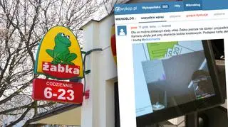 System stosowany w sklepach Żabka rozgrzał internet do czerwoności