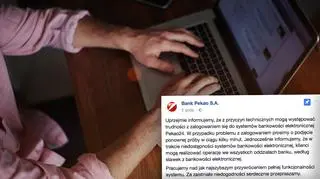 Przyczyną awarii bankowości internetowej Banku Pekao są problemy techniczne