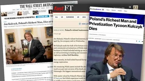Zachodnie media o śmierci Kulczyka