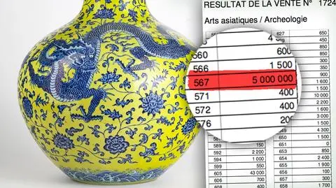 Cena końcowa była 10 razy większa od szacunkowej wartości podanej w katalogu