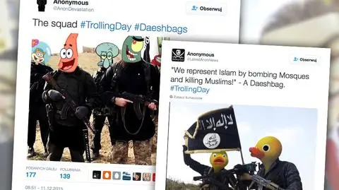Hakerzy z Anonymous trollują ISIS