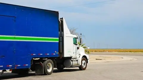 Protest przeciwko płacy minimalnej dla kierowców