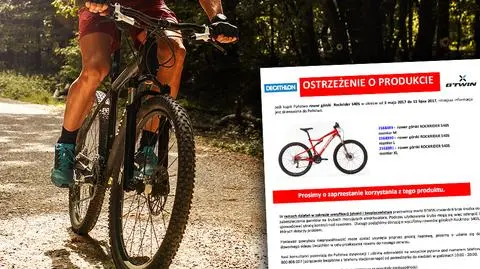 Decathlon ostrzega przed niebezpiecznym rowerem Rockrider 540S