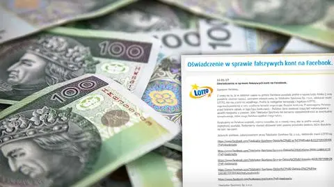 Lotto ostrzega przed fałszywymi stronami na Facebooku