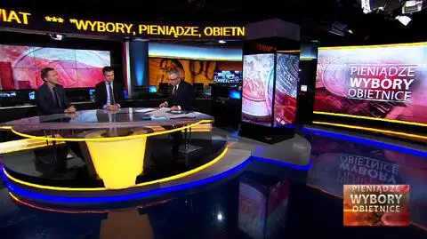 Gośćmi programu "Wybory, pieniądze, obietnice" byli ekonomiści Przemysław Kwiecień oraz Piotr Bujak