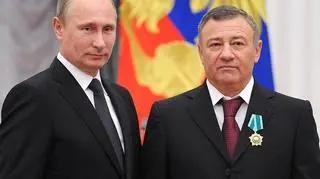 Władmir Putin oraz Arkadij Rotenberg 