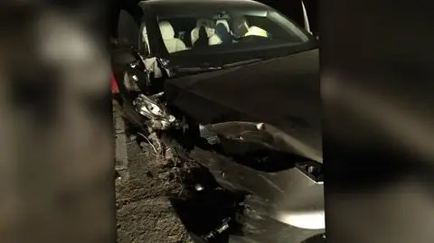 Tesla dachuje. Winny kierowca