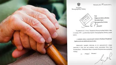 Błędy w prezydenckiej ustawie emerytalnej